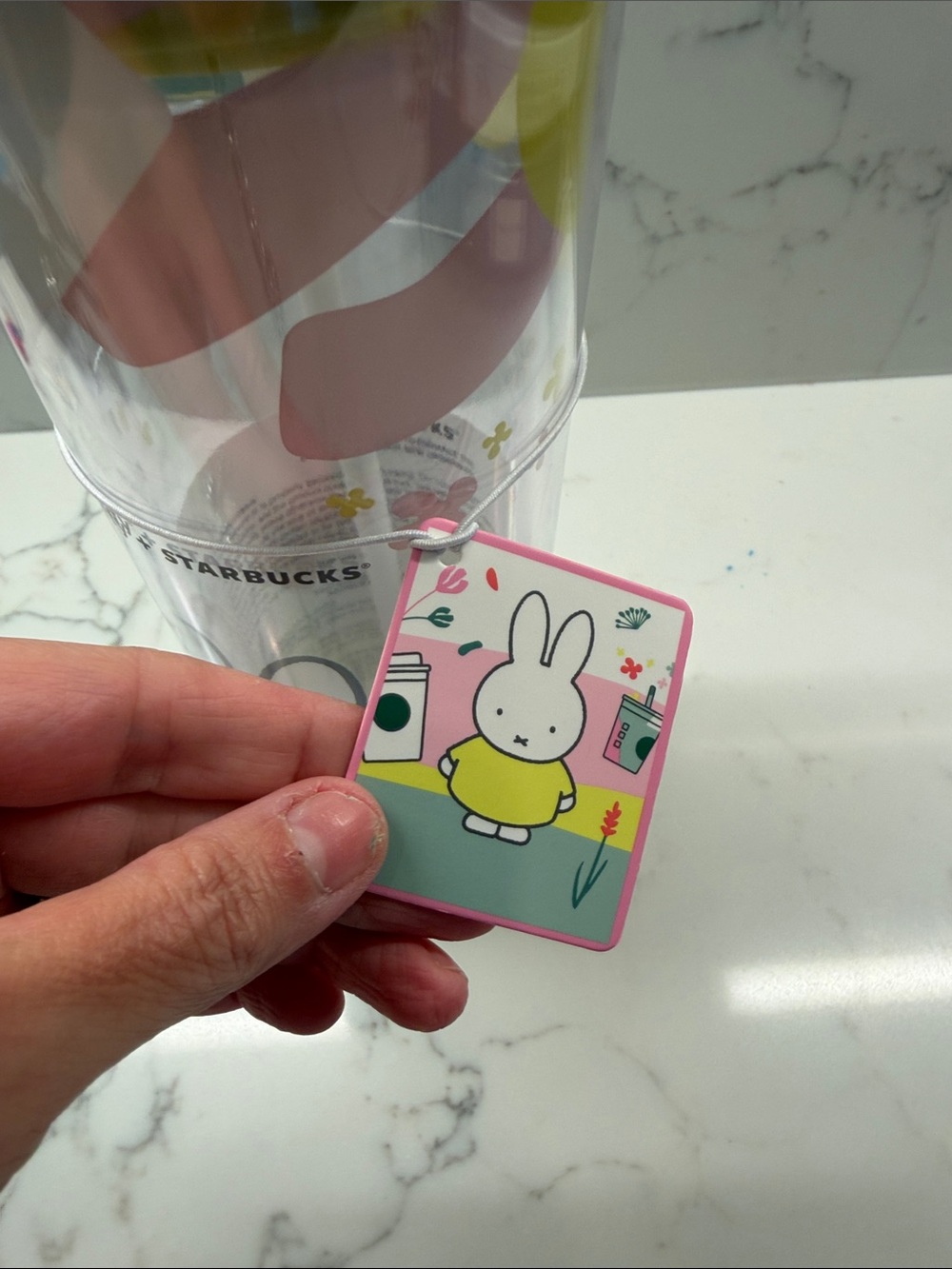NWT Miffy x Starbucks 24oz tumbler with straw topper - Picture 4 of 4